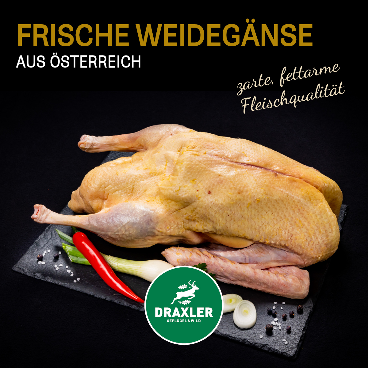 Weidegänse aus Österreich_Draxler Firsche Weidegänse aus Österreich